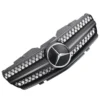 Grill Mercedes SL R230 (Mattsvart) 2001-2006 - Bild 2