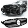 AMG Grill Mercedes W205 S205 A205 Svart