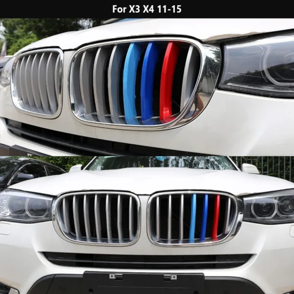 Bmw X3/X4 grill emblem Tricolor M Färger