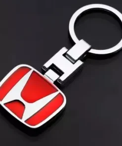 Honda nyckelring röd i metall