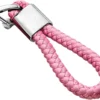 Audi nyckelring flätad rosa - Bild 2