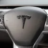 Tesla ratt emblem röd Tesla emblem "T" - Bild 3