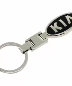 Kia nyckelring svart i metall