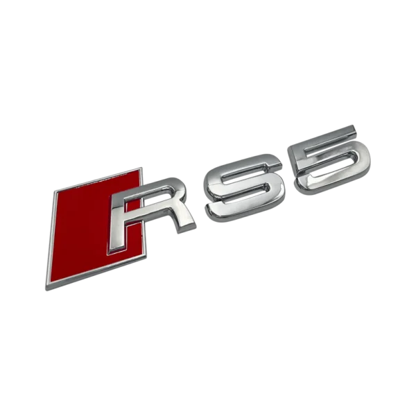 Krom Audi RS5 emblem Modellbeteckning