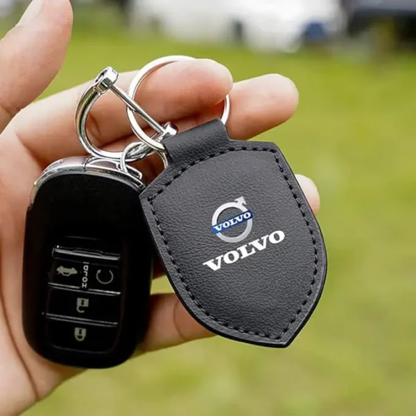 Lyxig Volvo Nyckelring Svart