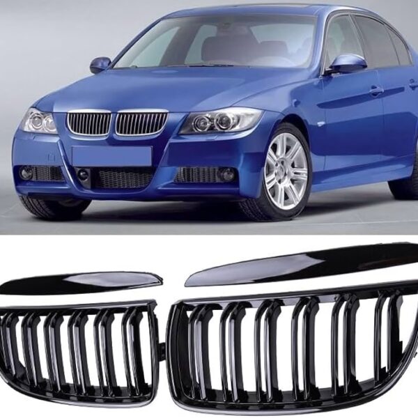 Matt Grill Bmw E90 E91 Njurar (Dubbelribb) 05-08