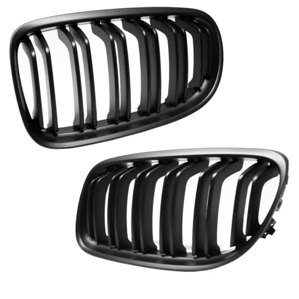 Matt grill E90 E91 njurar 08-12 Facelift Dubbelribb