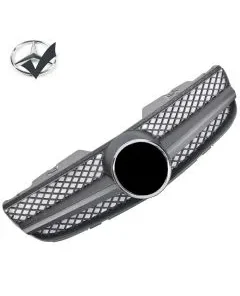 Mattsvart Grill Mercedes SL R230 2006-2008