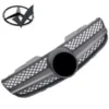 Mattsvart Grill Mercedes SL R230 2006-2008 - Bild 2