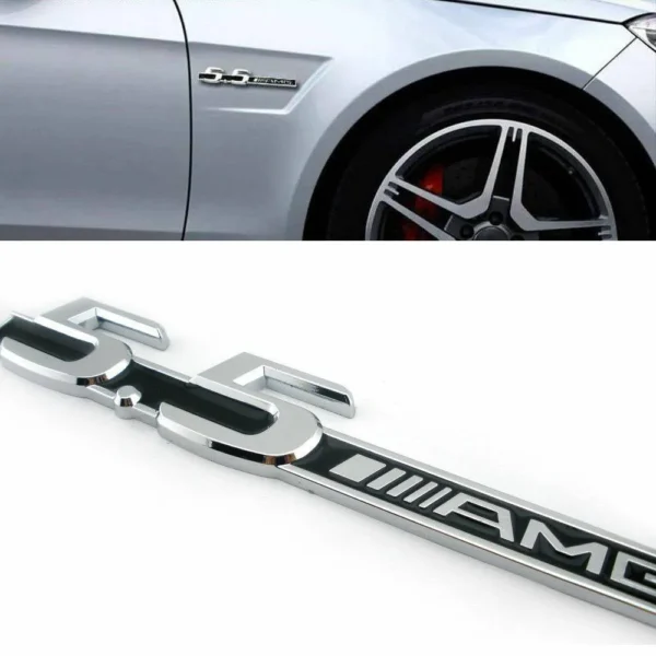 Mercedes 5.5 AMG logo emblem till skärmarna (2-Pack)