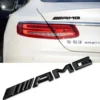 Mercedes AMG emblem blanksvart