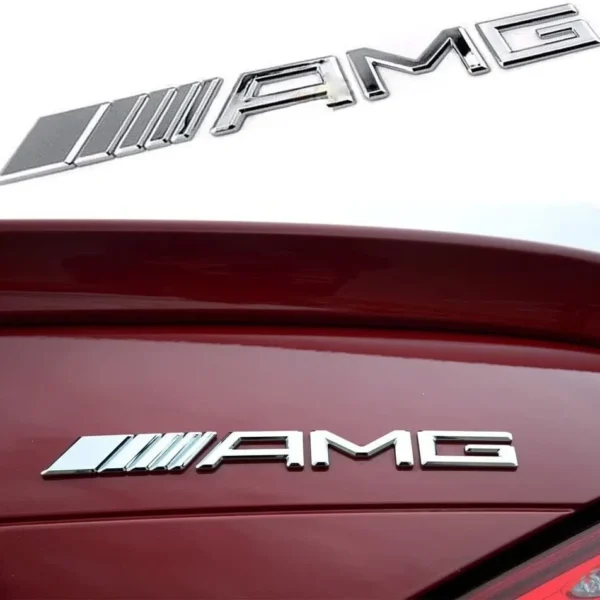 Mercedes Amg emblem krom