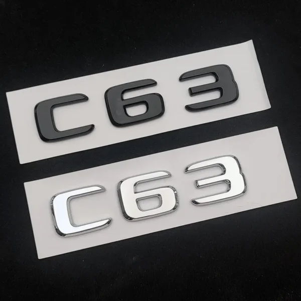 Mercedes Benz C63 emblem C63 AMG Motorkod