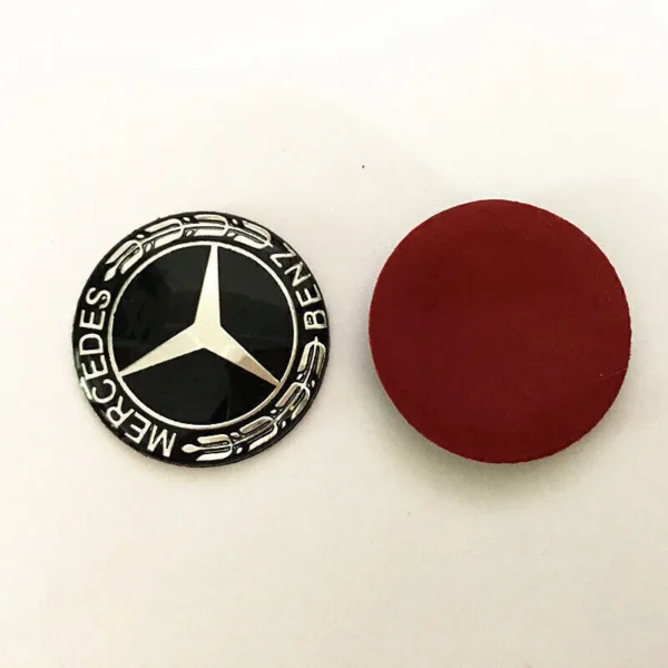Mercedes-Benz Ratt emblem SVART 57mm