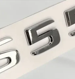 Mercedes-Benz S55 emblem krom modellbeteckning