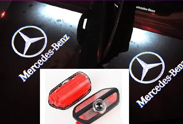 Mercedes-Benz logo dörrlampor W222 2-pack