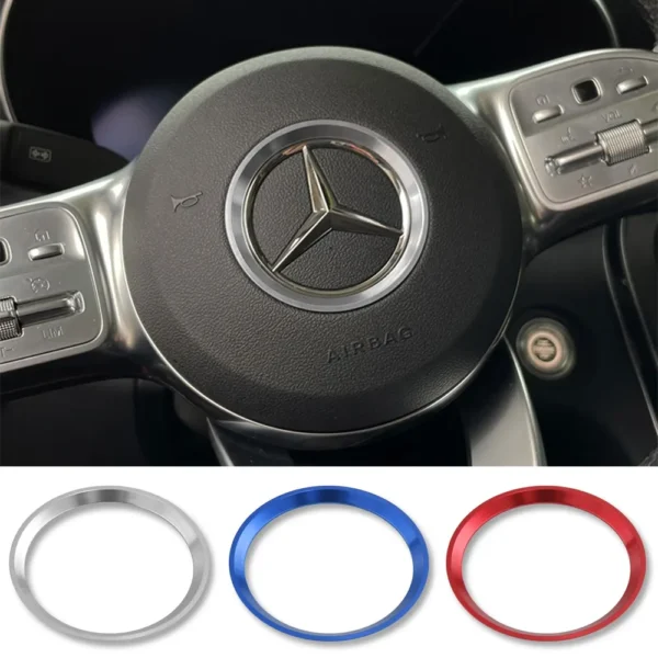 Mercedes-Benz ratt ring 57mm olika färger