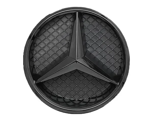 Mercedes-Benz stjärna Grill Svart Blank