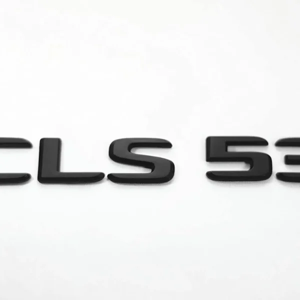 Mercedes Cls53 emblem Svart / Krom