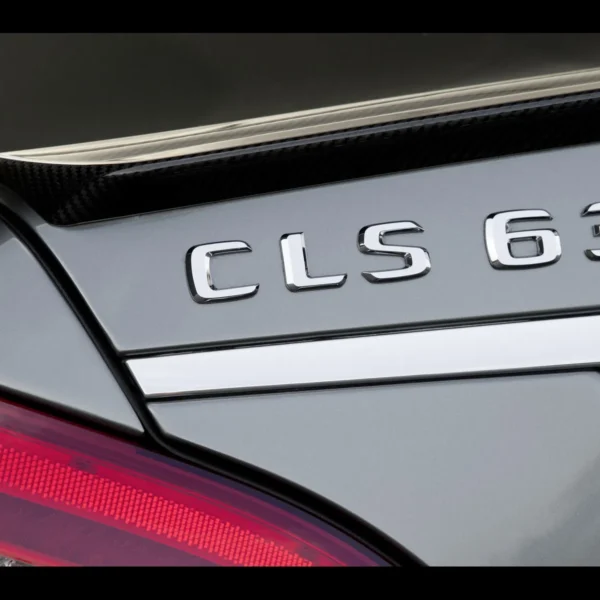 Mercedes Cls63 emblem Svart / Krom