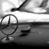 Mercedes Stjärna Motorhuv Blanksvart - Bild 3