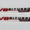 Mercedes V8 Biturbo 4MATIC+ emblem 2-Pack - Bild 3