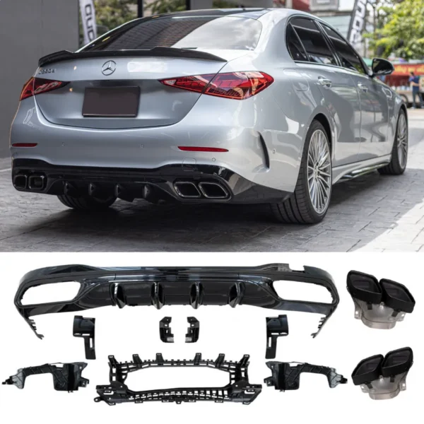 Mercedes W206 S206 Diffuser C63