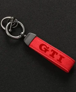 Röd Volkswagen Nyckelring Alcantara GTI