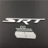 Silver Dodge SRT Grill emblem