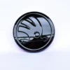 Skoda emblem 100mm blanksvart 10cm