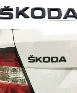 Skoda emblem bagagelucka blanksvart