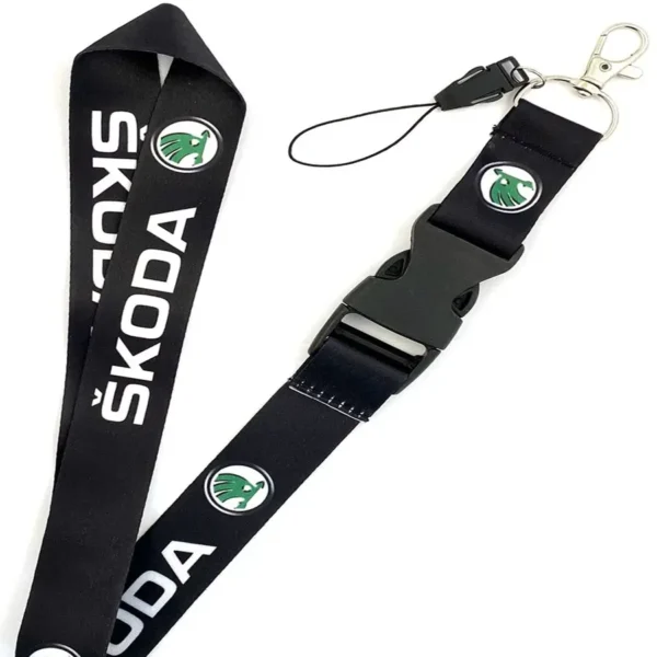 Skoda nyckelband Svart