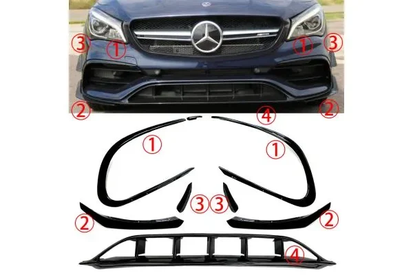 Splitter set Mercedes-Benz CLA W117 CLA45