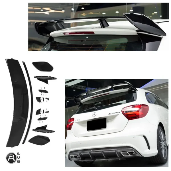 Spoilervinge till Mercedes W176 A-Klass A45 look