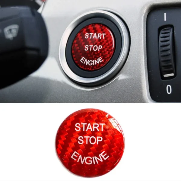 Start Stopp knapp E-serier Bmw Kolfiber
