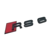 Svart Audi RS6 emblem Modellbeteckning