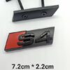 Svart Audi modellbeteckning S4 Grill emblem - Bild 2
