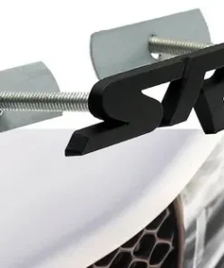 Svart Dodge SRT Grill emblem