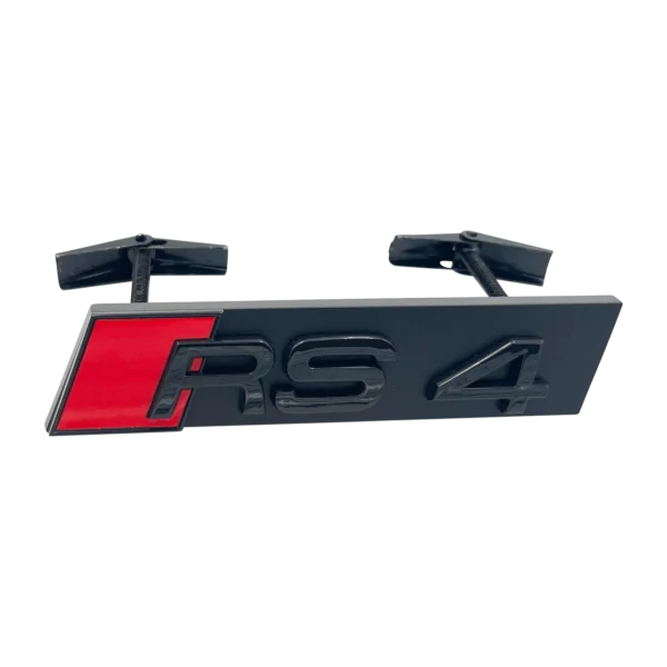 Svart Emblem Audi RS4 Grill Motorkod
