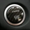 Mercedes start stop knap kolfiber