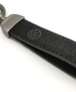 Svart Volkswagen Nyckelring Alcantara