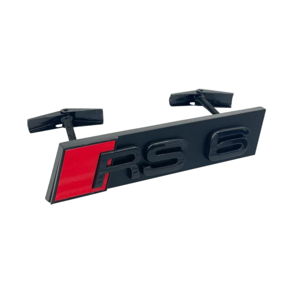 Svart emblem RS6 till grill motorkod