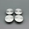 Tesla Centrumkåpor 57mm Krom Silver