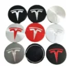 Tesla Centrumkåpor 57mm Krom Silver - Bild 12