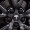 Tesla Centrumkåpor 57mm Krom Silver - Bild 6