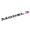 Tesla Model 3 emblem Svart & Krom - Bild 2