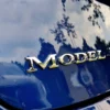 Tesla Model 3 emblem Svart & Krom - Bild 4