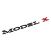 Tesla Model X emblem Svart (Röd X)