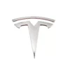 Tesla emblem Krom Bak och fram 3, Y