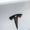 Tesla emblem front lucka Blanksvart 3, Y - Bild 3